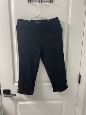 Counterparts Black Cropped Ponte Pants